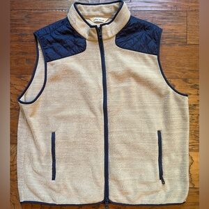 Peter Millar Tan and Navy Vest